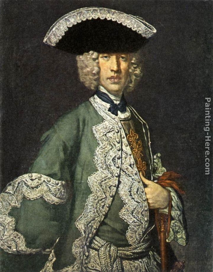 Portrait of a Gentleman painting - Vittore Ghislandi Portrait of a Gentleman art painting